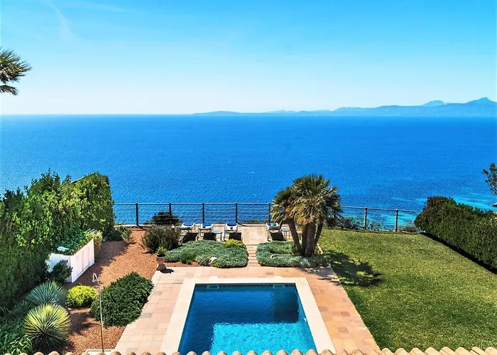 Villa Paraíso Perdido, wifi, piscina, Bbq, aire acondicionado, garaje, increíble atardecer frente al mar