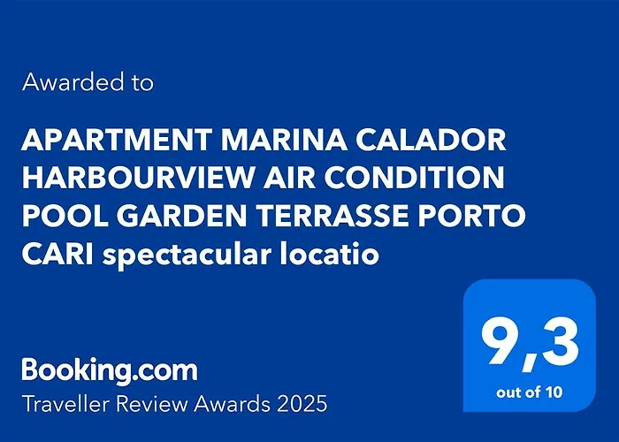 Apartment Marina Calador Harbourview Air Condition Pool Garden Porto Cari Sehr Ruhige Lage