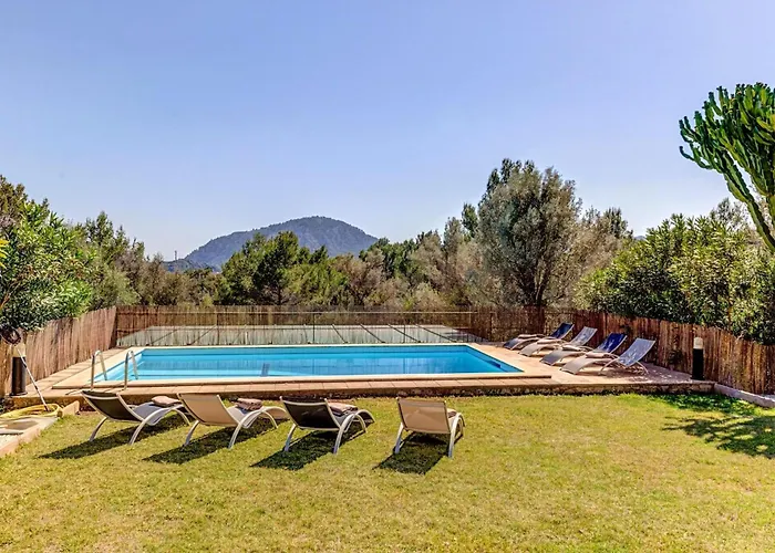 Tranquil Pollensa Villa Finca Plana Den Rull Set In The Beautiful Ternelles Valley Private Pool
