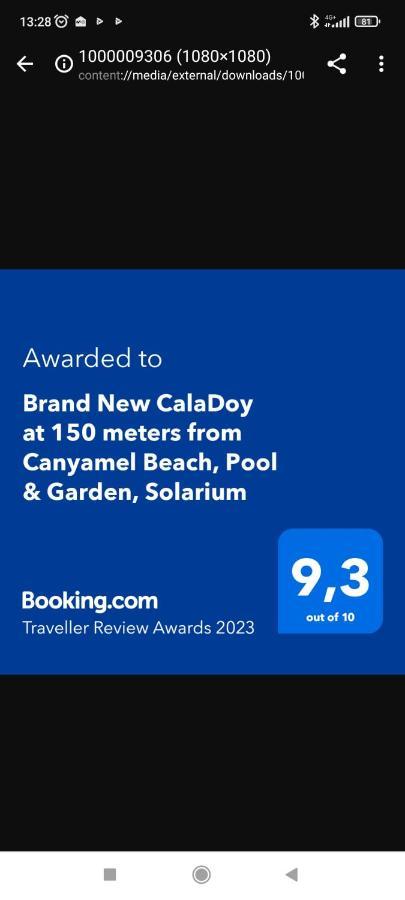 Brand New Caladoy At 150 Meters From Canyamel Beach, Pool & Garden, Solarium *