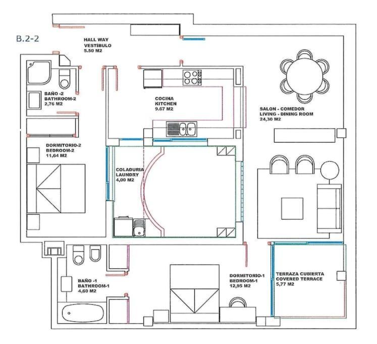 Pollentiamar Con Piscina Y A 90m De La Playa *