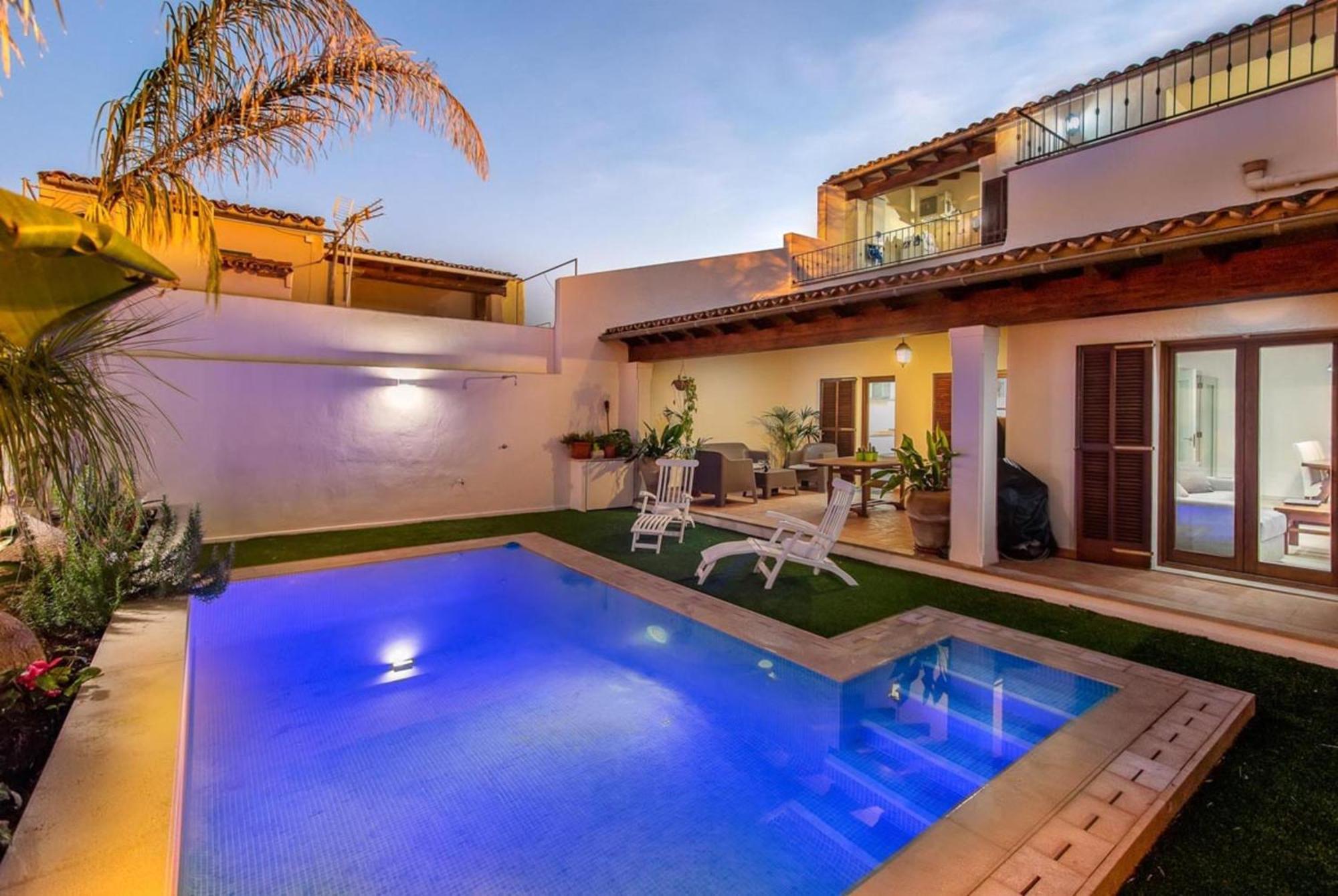 Beautiful Mallorca 3 Bedrooms Townhouse Memories Walking Distance To Town Square Private Pool Consell