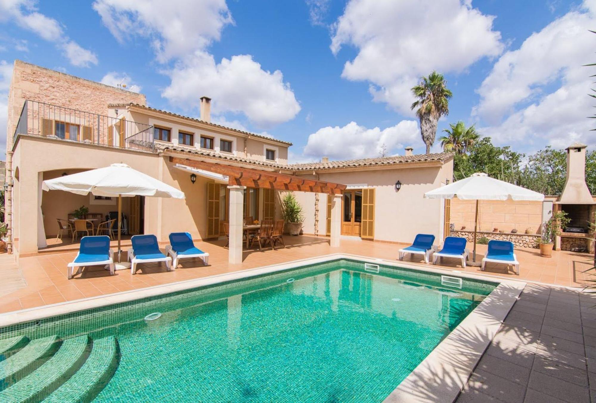 Rústica Con Piscina Cas Padrins De Villa Campos (Mallorca)