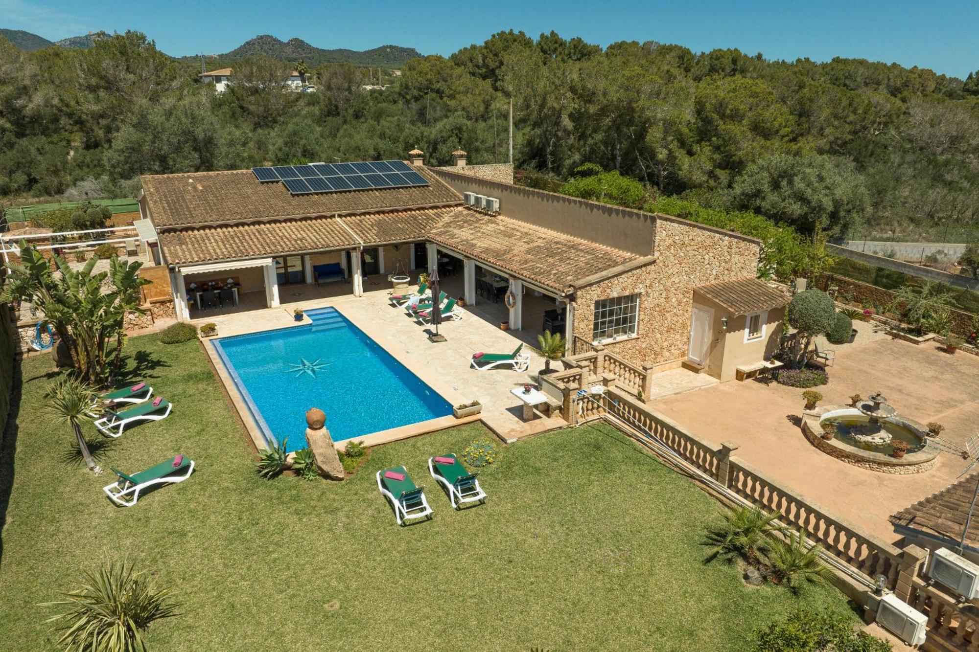 Villa Tranquilidad Cerca Del Mar En Portocolom En Casa Toni