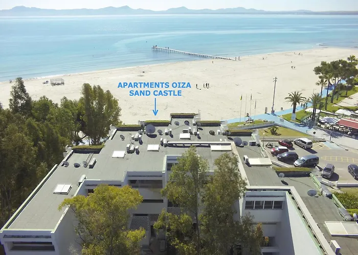 Apartment Oiza Sand Castle 15 At Alcudia Beach, Wifi And Aircon