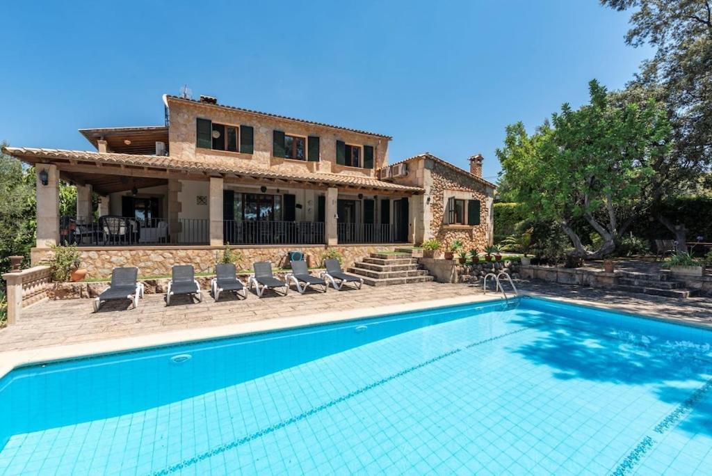 Villa S'alzinaret, Lujosa Con Piscina Bunyola (Buñola)