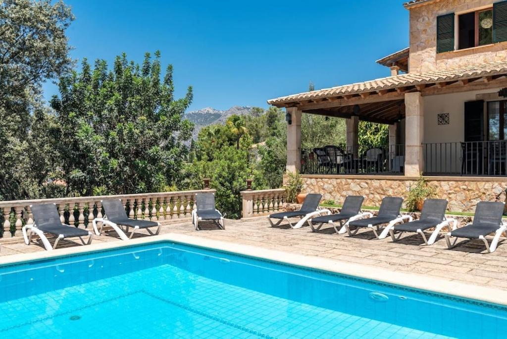 S'alzinaret, Lujosa Con Piscina Villa Bunyola (Buñola)