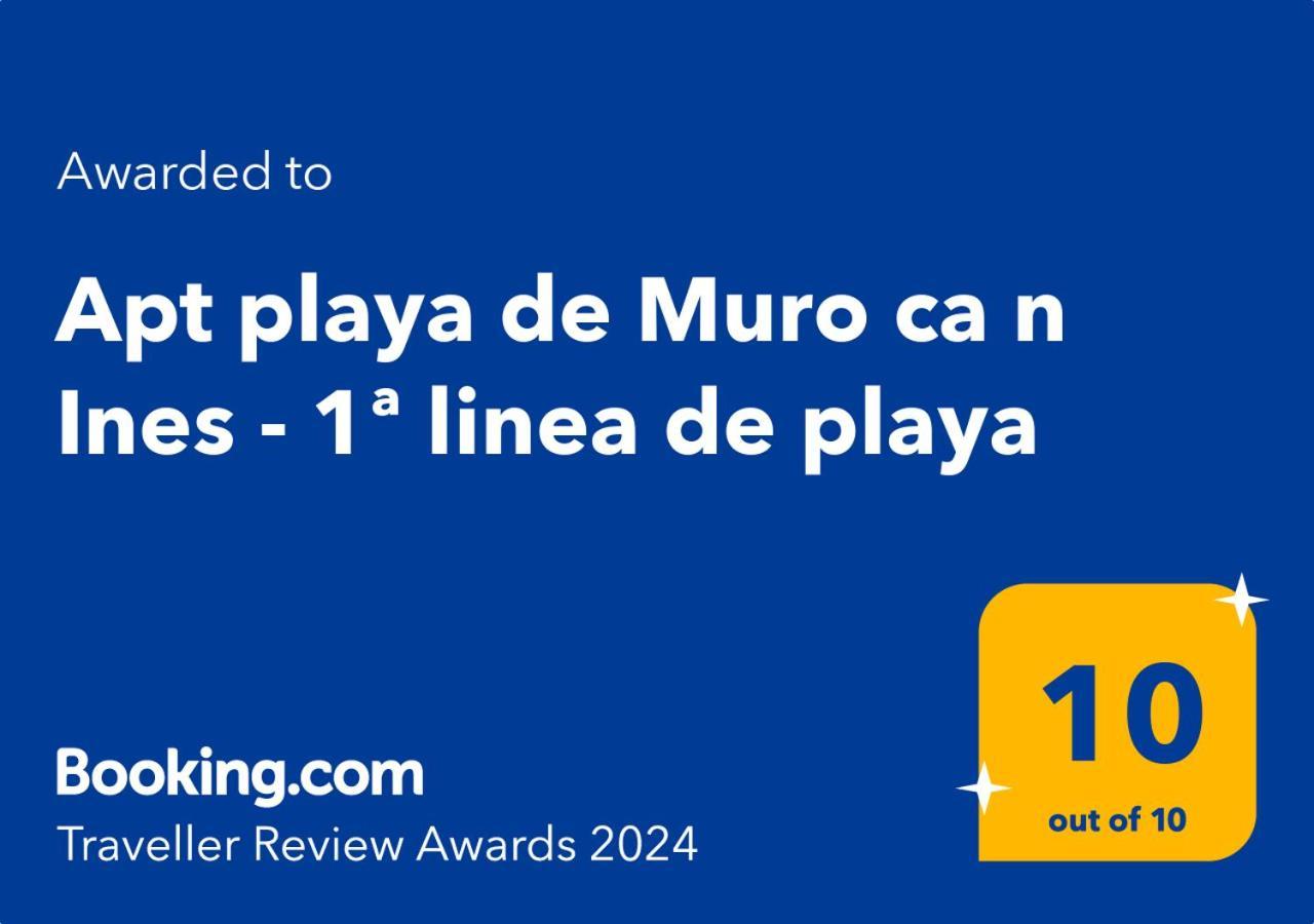 Apt Playa De Muro Ca N Ines - 1ª Linea De Playa *