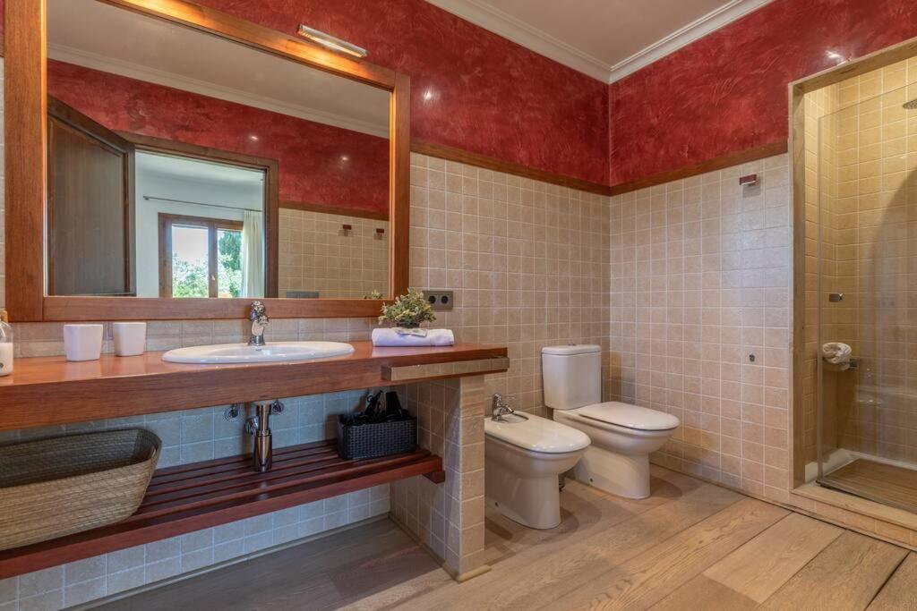 Villa Moderne Finca, Alleinlage, 15min Zum Playa Del Muro Búger