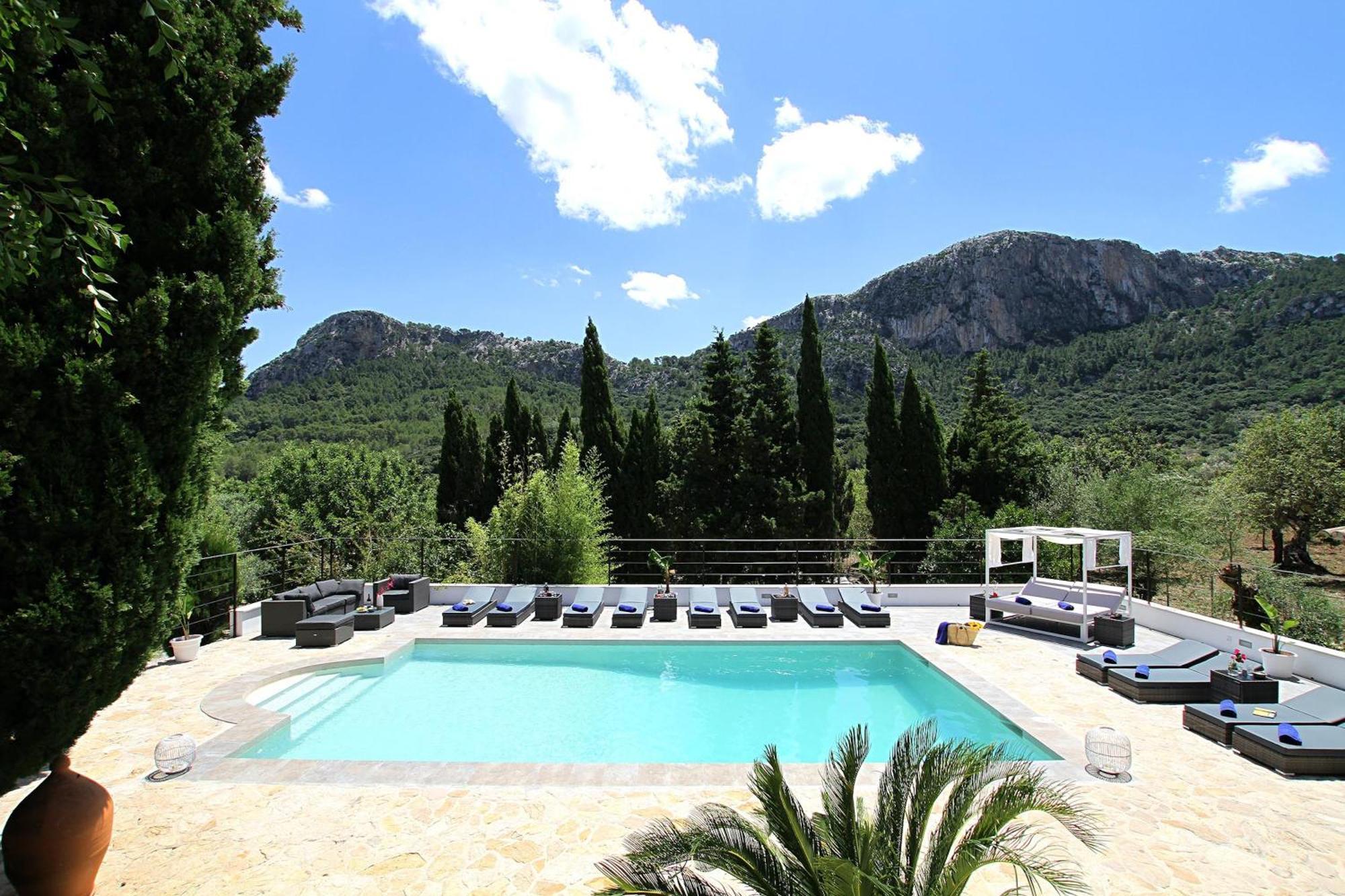 Traditional Mallorca Villa 6 Bedrooms Villa Colonya Olive Private Pool Stunning Views Colonya Valley Villa Pollensa