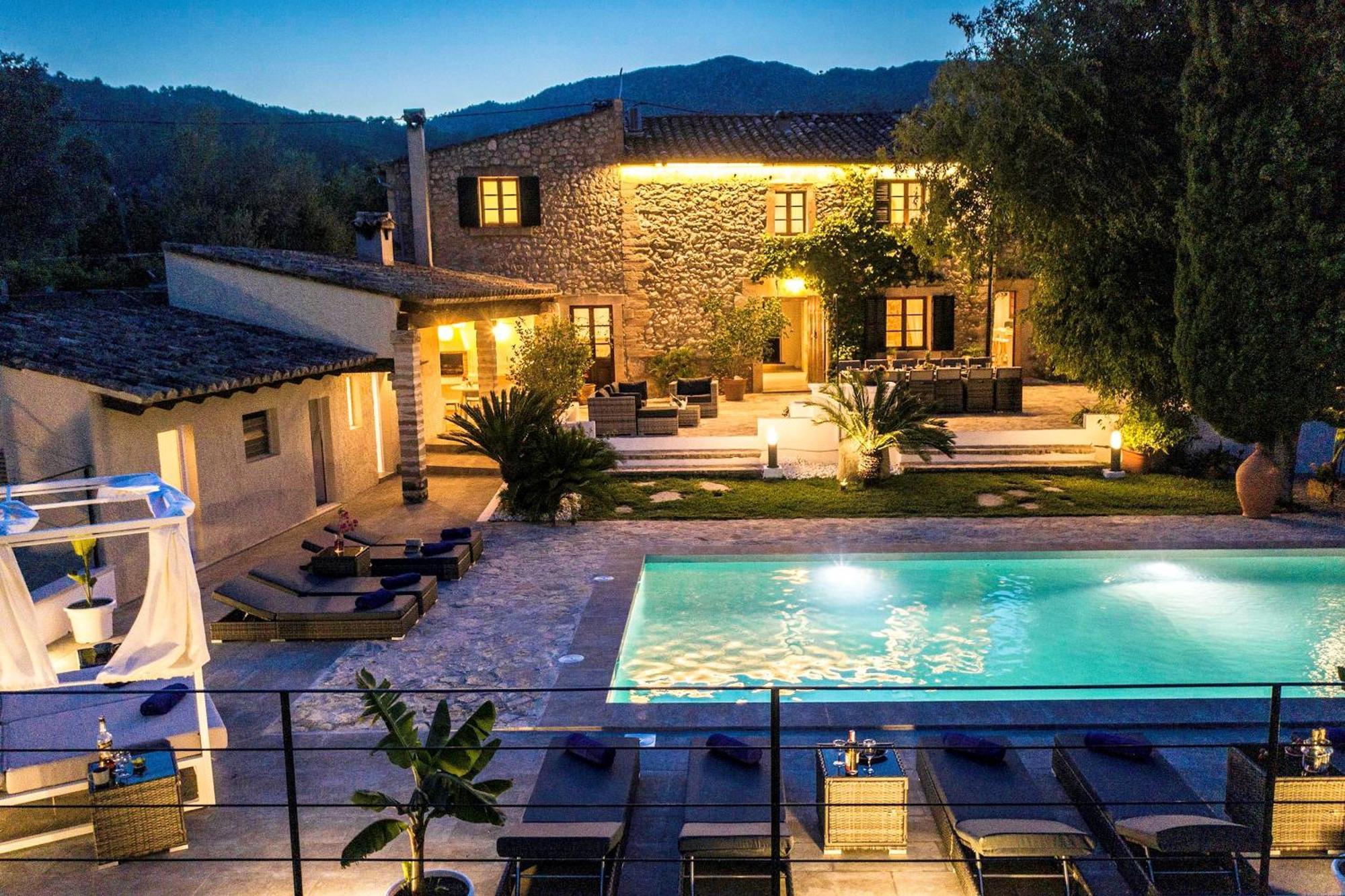 Traditional Mallorca Villa 6 Bedrooms Villa Colonya Olive Private Pool Stunning Views Colonya Valley Villa Pollensa
