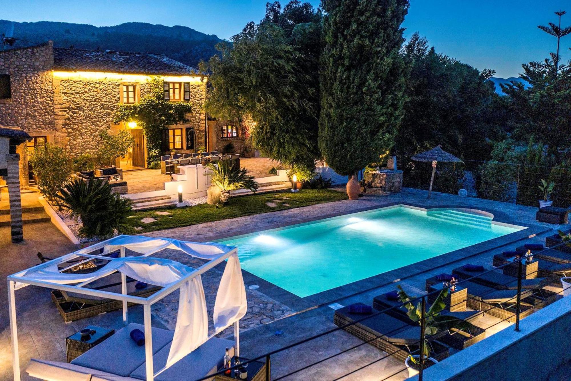 Traditional Mallorca Villa 6 Bedrooms Villa Colonya Olive Private Pool Stunning Views Colonya Valley