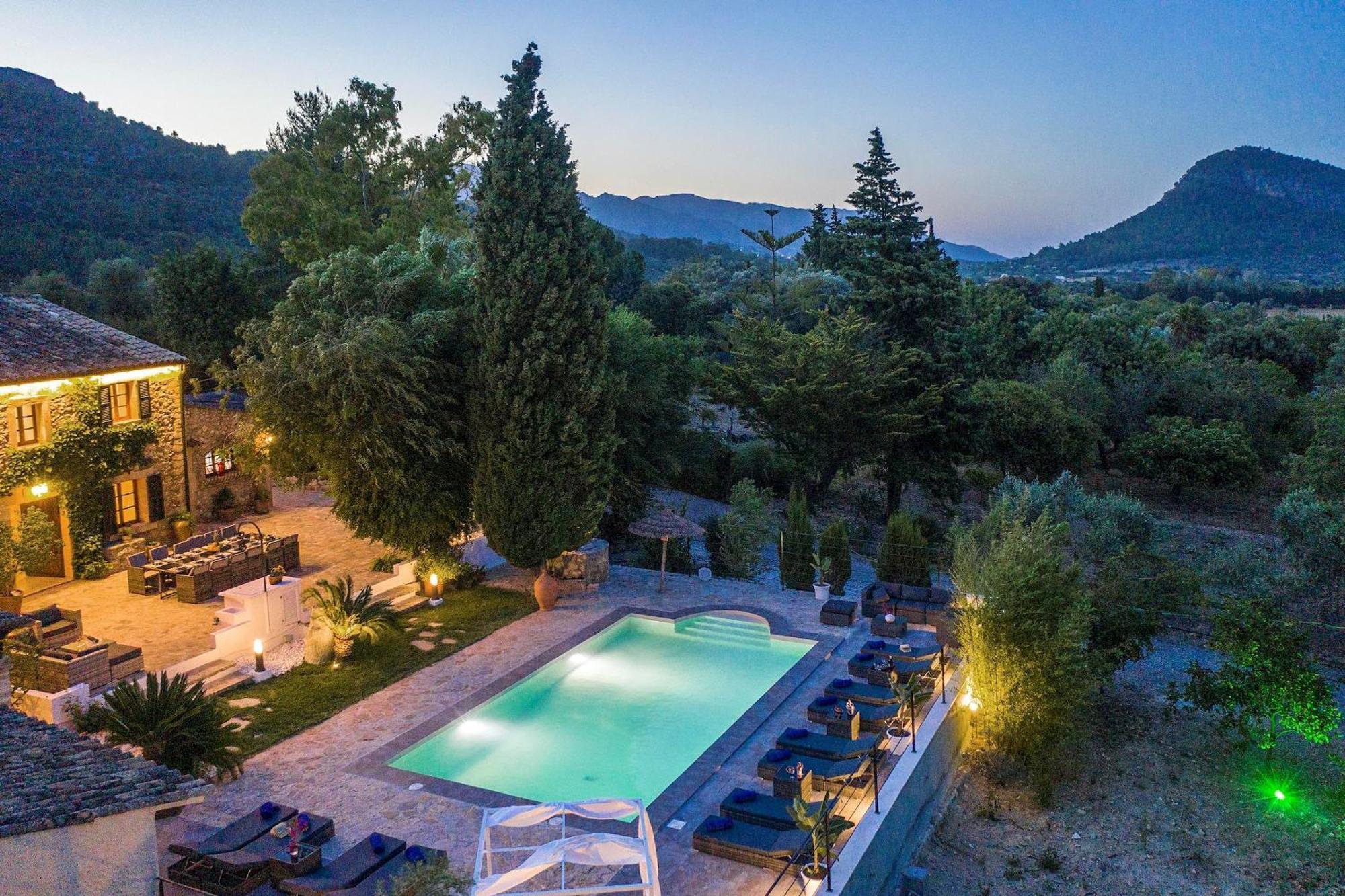 Traditional Mallorca Villa 6 Bedrooms Villa Colonya Olive Private Pool Stunning Views Colonya Valley * Pollensa