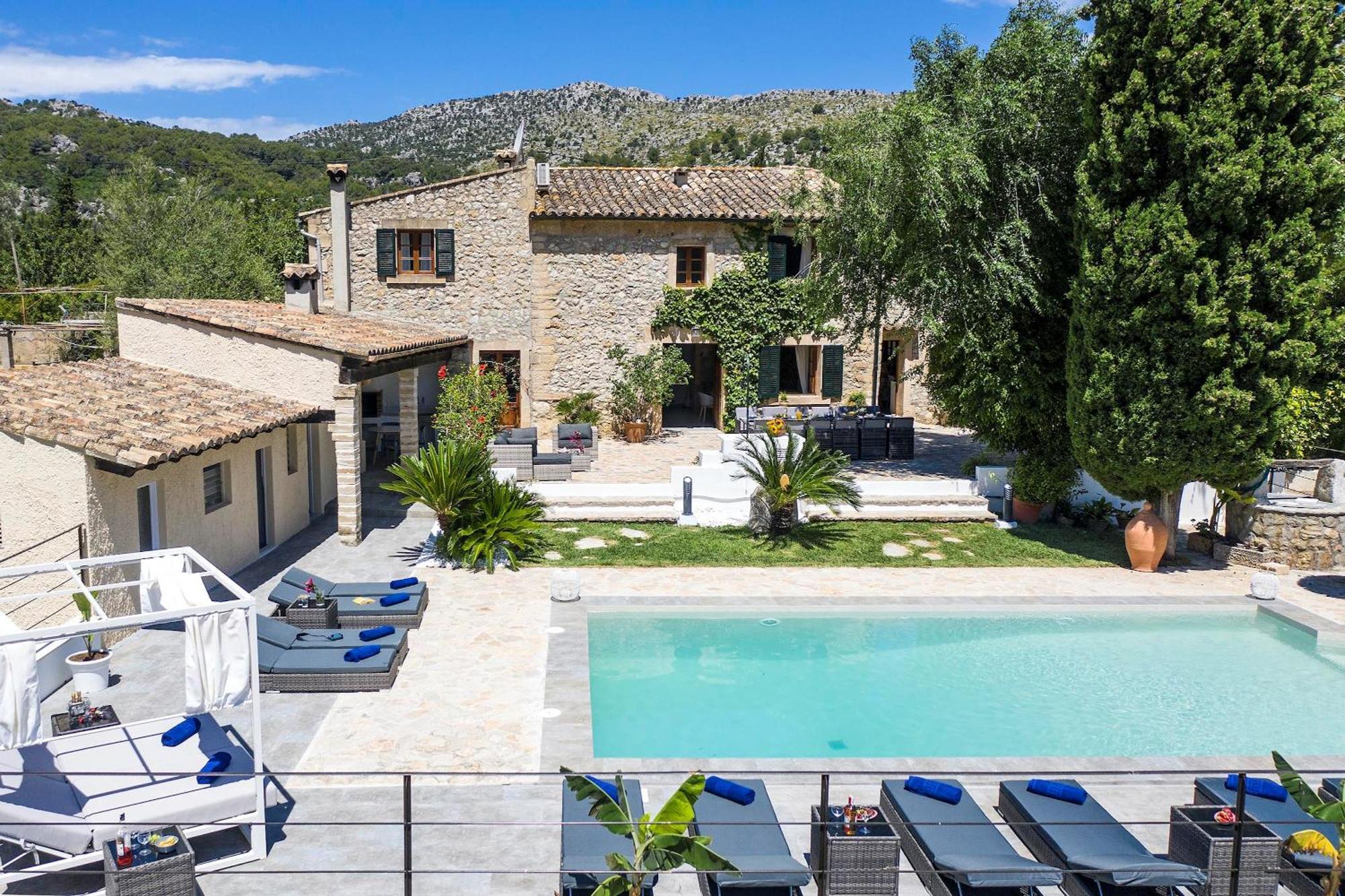 Traditional Mallorca Villa 6 Bedrooms Villa Colonya Olive Private Pool Stunning Views Colonya Valley Villa *