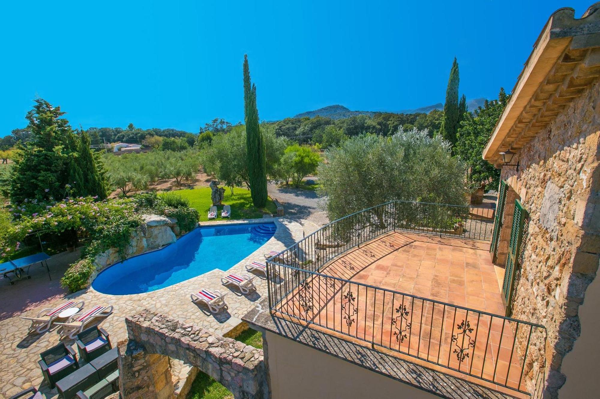 Beautiful 4 Bedrooms Bennassar Mountainside Views Short Drive To Town Villa Pollensa