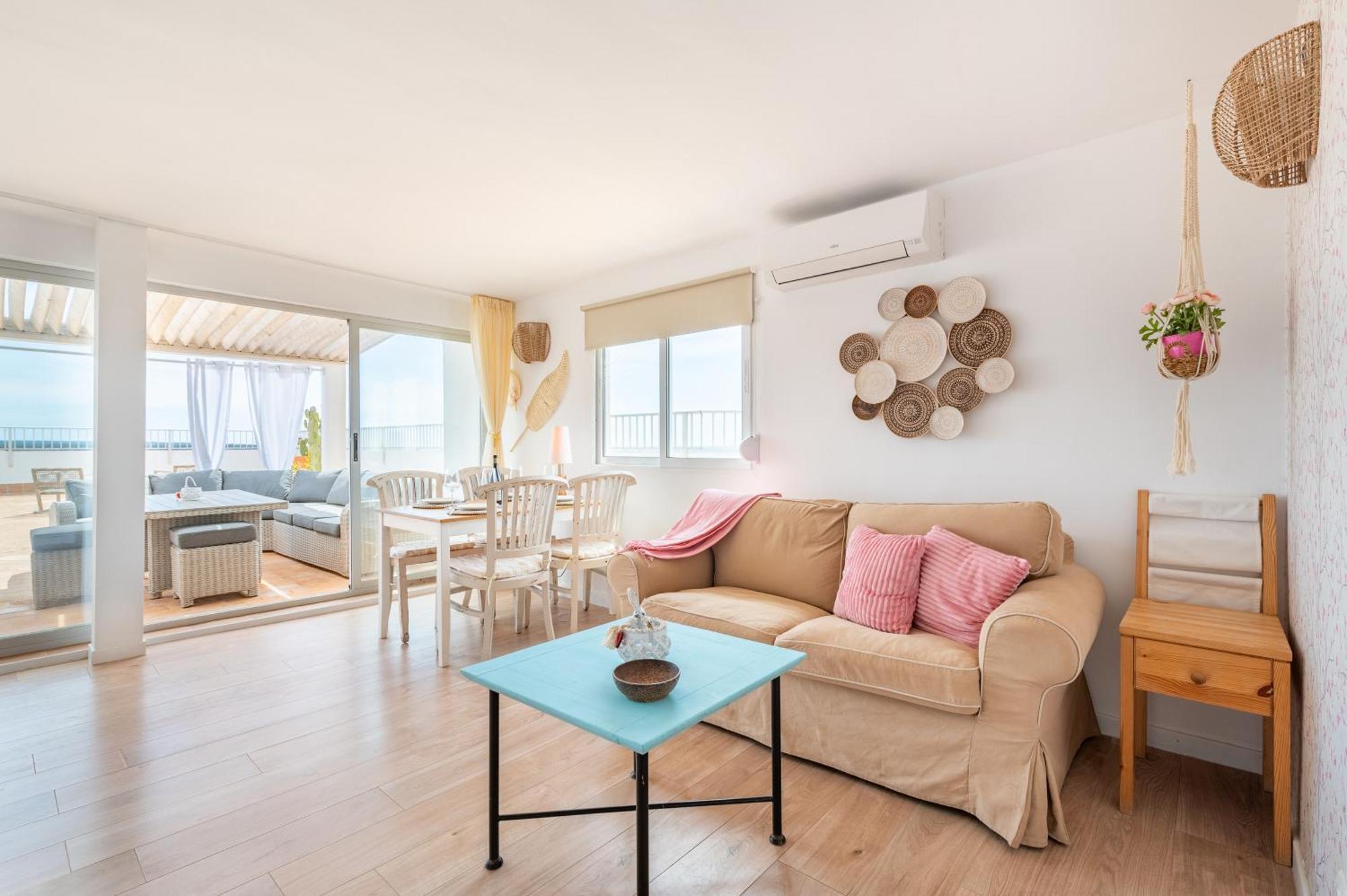 Beachfront Penthouse Colonia de Sant Jordi