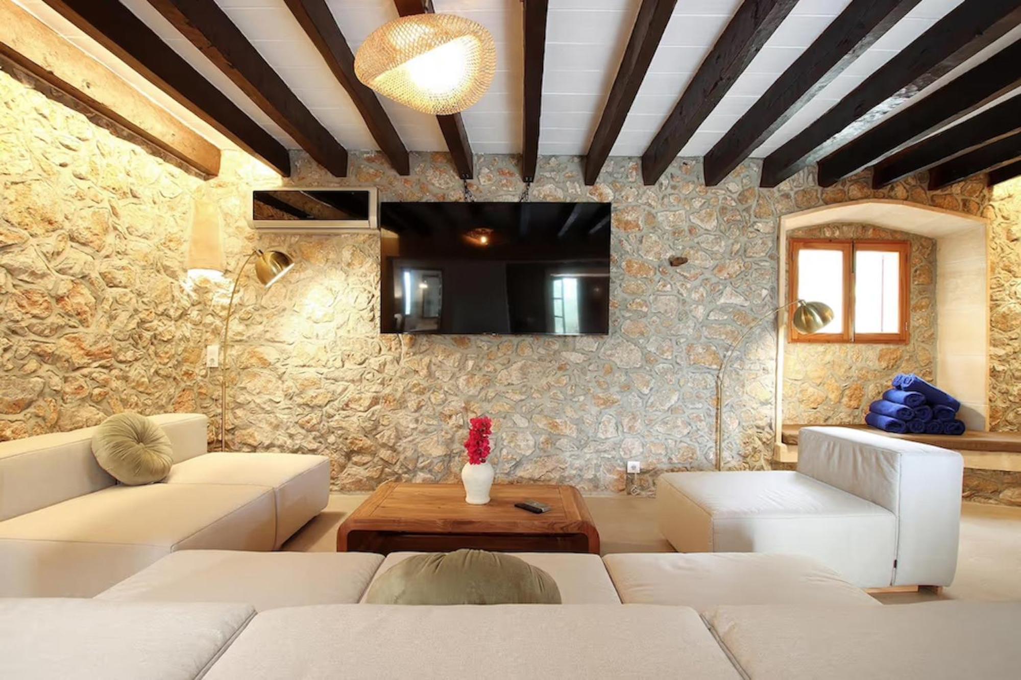 Rustic House Recently Renovated With Views To The Mountains By Renthousing * Pollensa