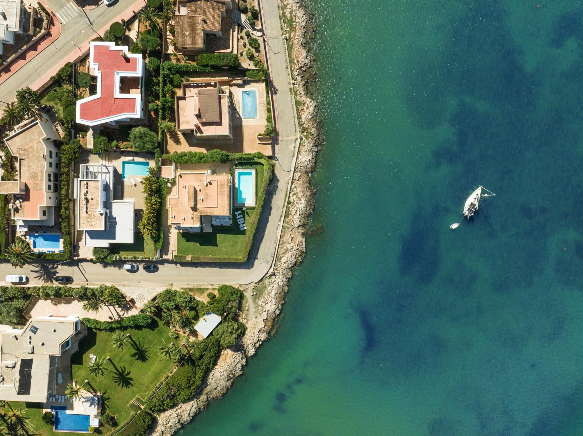 New! Esperanza De Marilla, Front Sea View, Pool, Ac, Bbq Villa Portocolom (Mallorca)