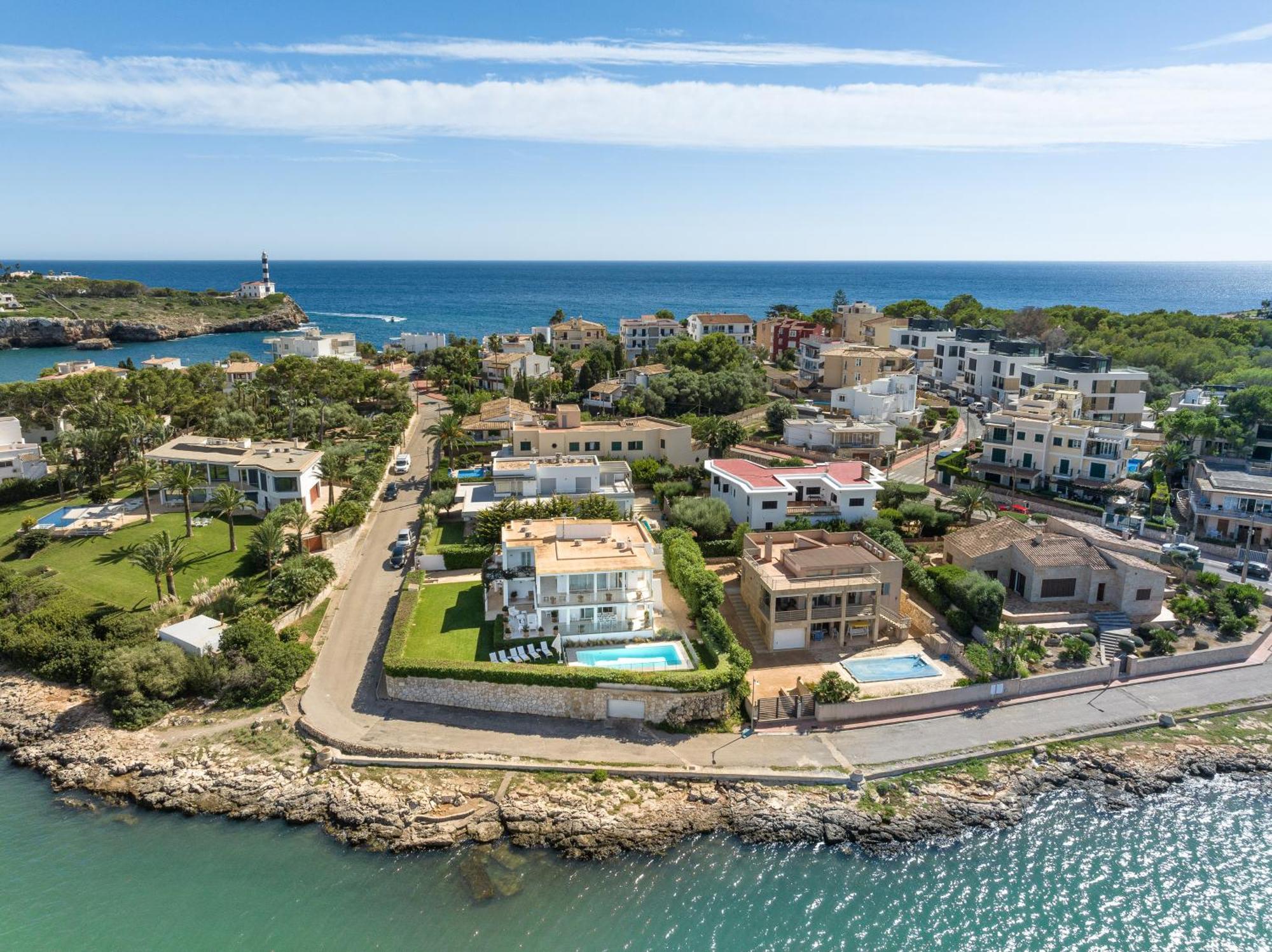 New! Esperanza De Marilla, Front Sea View, Pool, Ac, Bbq * Portocolom (Mallorca)