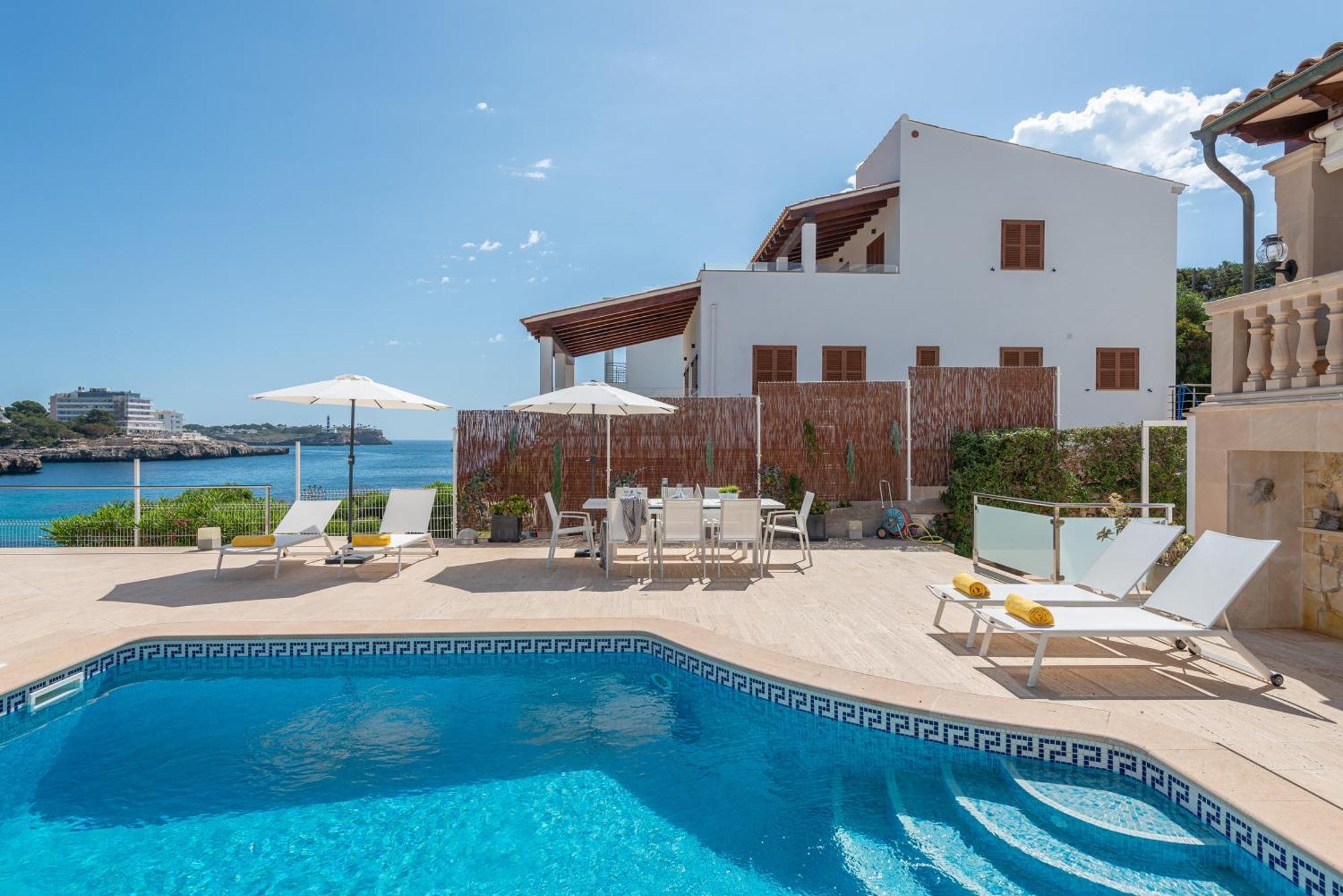 Sa Caleta With Sea Views, Pool, Sauna, And Jacuzzi