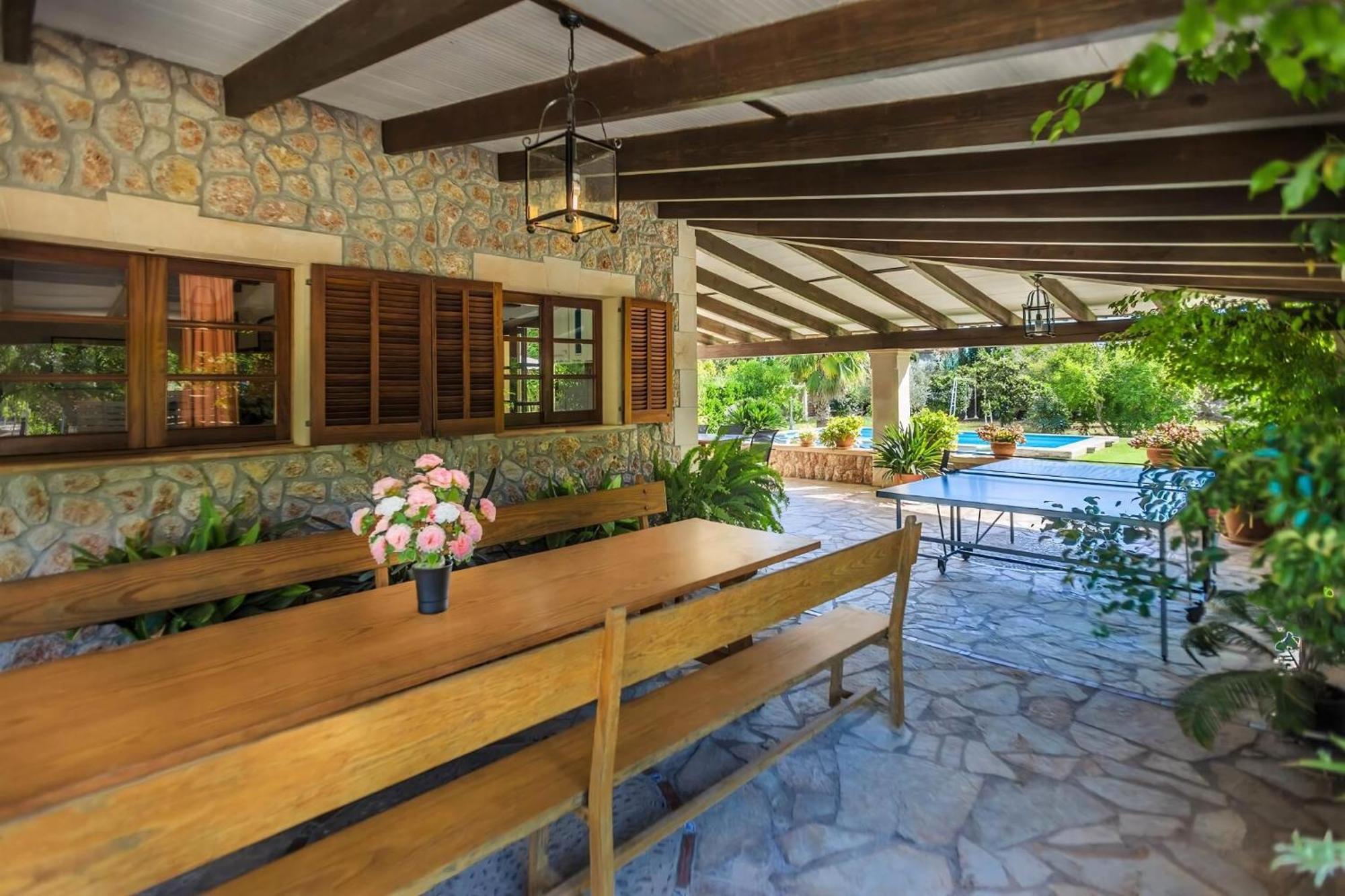 Delightful Mallorca Colonya 3 Bedrooms Amazing Mountain Countryside Views Puerto De Villa