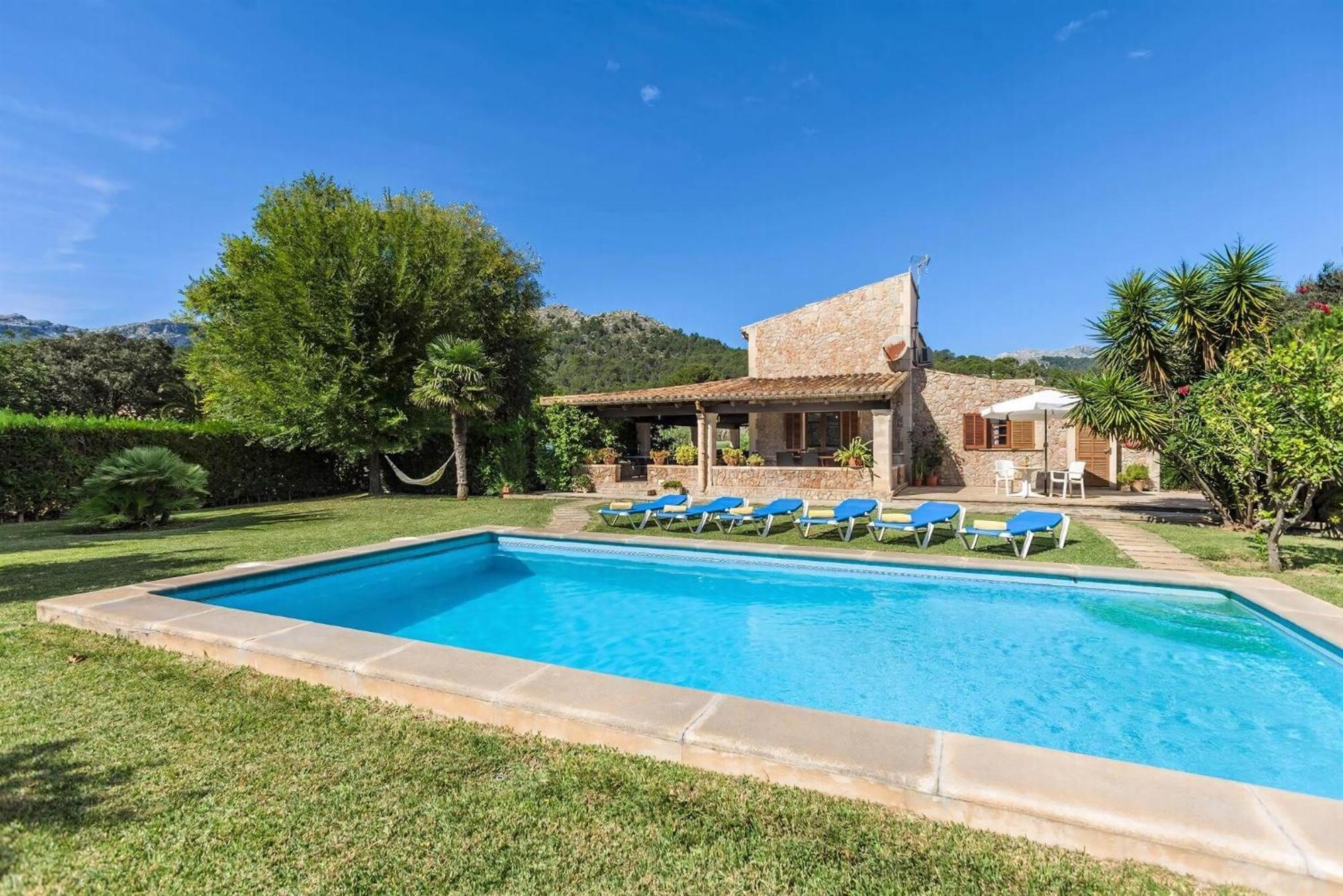 Delightful Mallorca Colonya 3 Bedrooms Amazing Mountain Countryside Views Puerto De Villa Pollensa