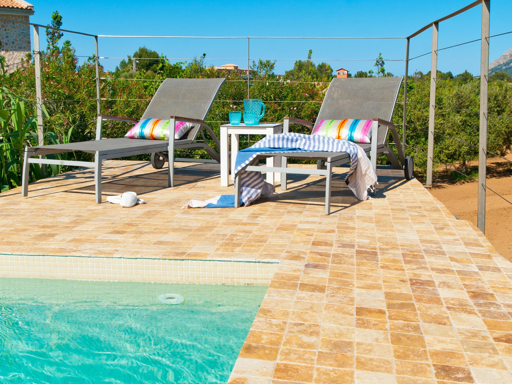 Barcares Petit, Piscina, Jardines Junto A Playa En Villa Alcúdia