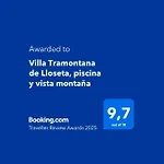 Villa Tramontana de Lloseta, piscina y vista montaña
