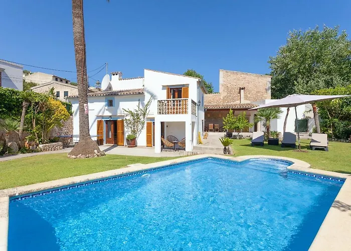 Casa Pont Roma, garden&pool in Pollensa