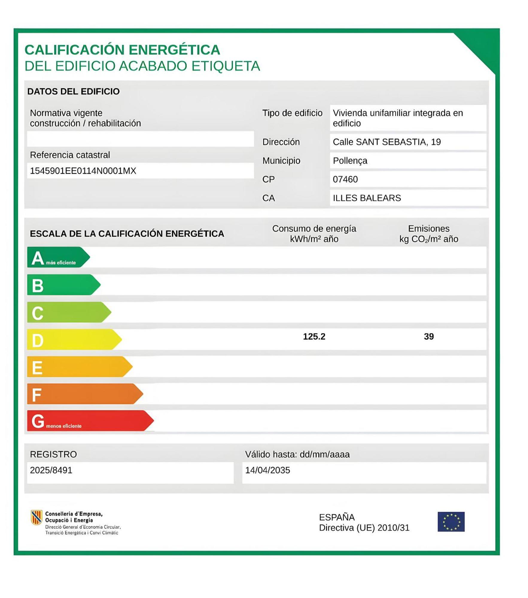 Сasa de vacaciones La Sastreria